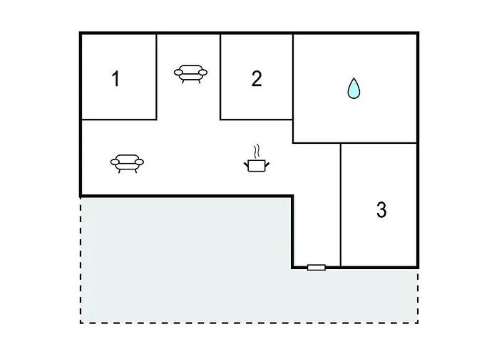 בית נופש 3 Bedroom In
